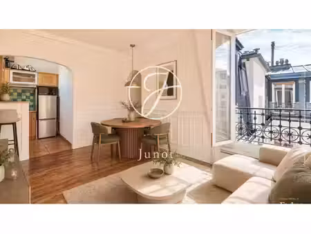 paris 18e - jules joffrin / rue du poteau - appartement - 2 pièces - 35 21m² carrez - 1 ch