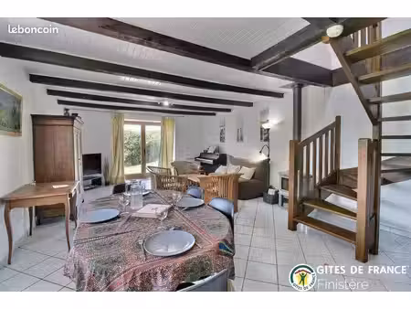 gîte meublé 60 m² au calme – rosnoën – location 6 mois