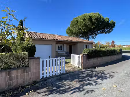 lescure d'albi - maison de plain-pied avec jardin et garage