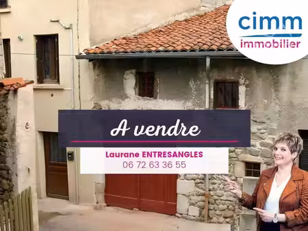 saint-marcellin-en-forez – 65 m² – entrepôt à rénover – hypercentre – 33 000€