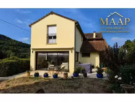 cajarc – maison entièrement rénovée - piscine couverte  grand garage