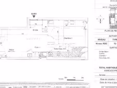 location appartement 2 pièces à grandchamps-des-fontaines (44119) : à louer 2 pièces / 41m