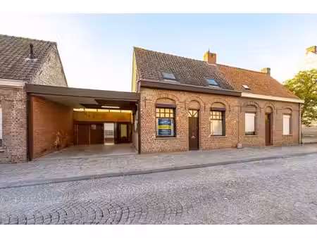 maison avec grand garage à nieuwkapelle (diksmuide)