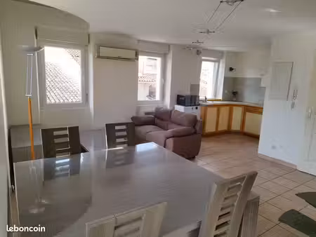 appartement meublé t2 / t3 au cœur du village de léguevin de 59 m²