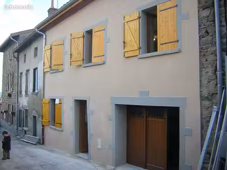 maison de ville + garage st laurent d'agny