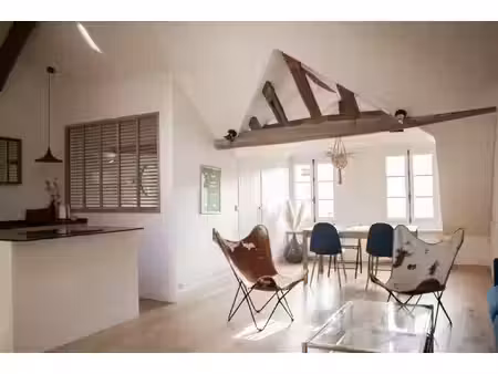 appartement style loft porte saint-martin