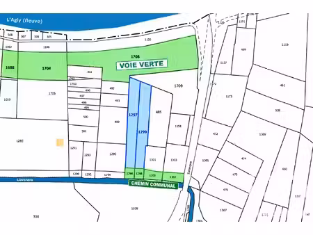vente terrain agricole 3 523 m²