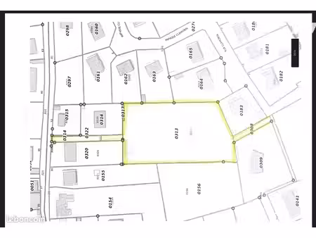 terrain 3850 m² st leger des vignes