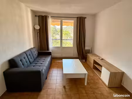 t2 meublé avec balcon  cave et parking – vallauris