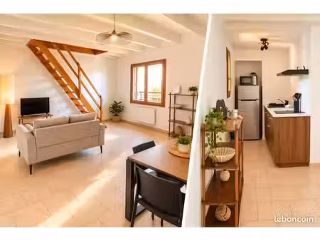 appartement meublé rénové en duplex – proche gare persan-beaumont