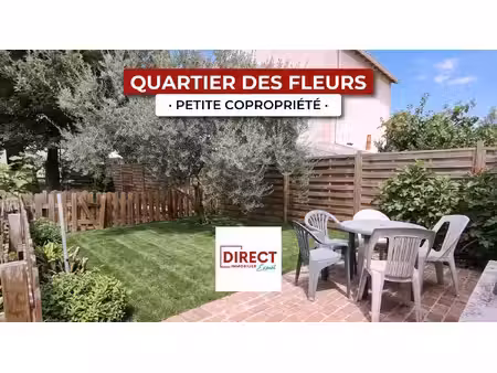 quartiers des fleurs - appartement 2p + jardin + cave
