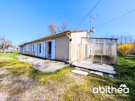 maison de 98 m2 à rafraîchir sur un terrain de 2000 m2