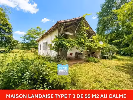 vente maison 3 pièces 55 m² à créon-d'armagnac (40240)  74 000 €