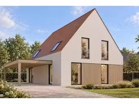 maison neuve de caractère au style moderne à lievegem