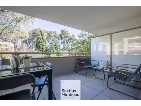 aix en provence - secteur pigonnet - t2 neuf 44m2 avec terra