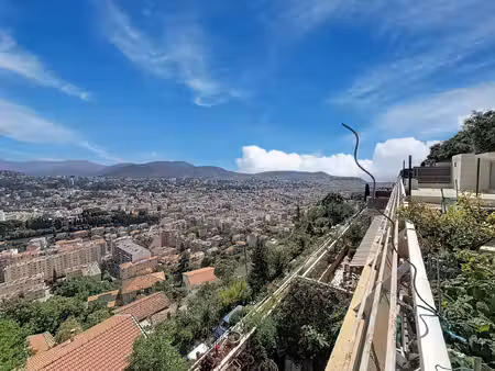vente viager occupé nice / pessicart - 3 pièces - terrasses - vue panoramique - garage