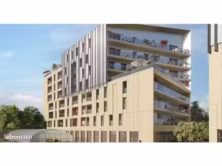 t2 neuf de 46 m² avec loggia quartier gare