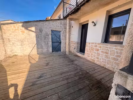 particulier loue appartement t2 en rez de jardin- les rôches de condrieu