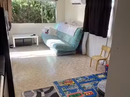 mobil home jardin ? parking ?️