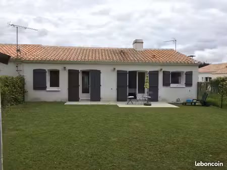 ? maison meublée 88 m² - 3 chambres - jardin aménagé et espace boisé - les sables-d'olonne