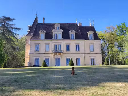 ain - jujurieux- chateau xixème entre lyon et geneve- parc de 9ha