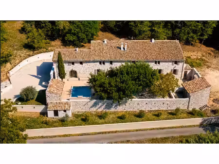 domaine historique xvie s. – 430 m² – 2 gîtes 5★ – piscine – 8 000 m² – ardèche - v