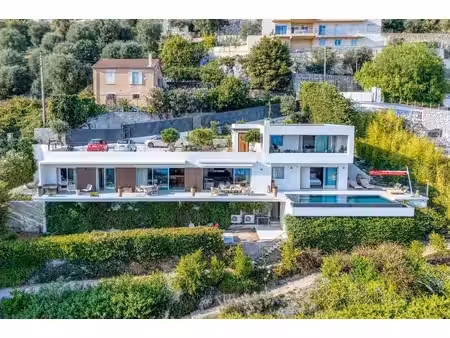 villa contemporaine avec vue mer panoramique à villefranche-sur-mer