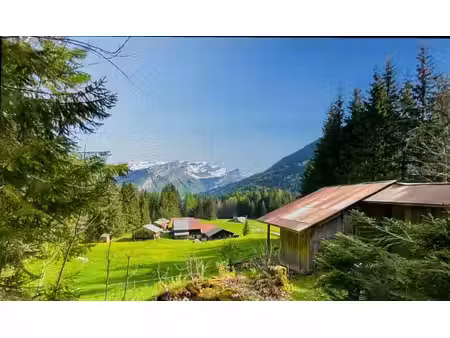 chalet d'alpage à rénover avec autorisation d'urbanisme purgée à sixt-fer-a-cheval