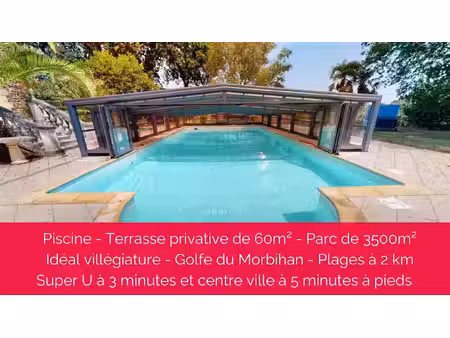 arradon - espaces extérieurs exceptionnels - piscine