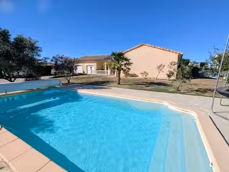 villa - rénovation haut de gamme - piscine  double garage et terrain de 1700m2