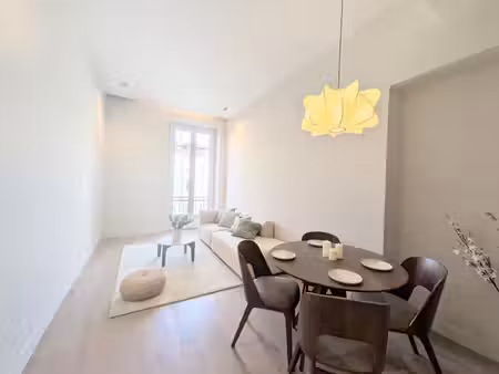 nice – wilson – 3 pièces rénové de 50 m² – balcon plein sud – au calme – cave en sous-sol