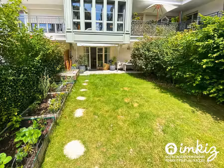 4 pièces en rez-de-jardin avec terrasse  jardin