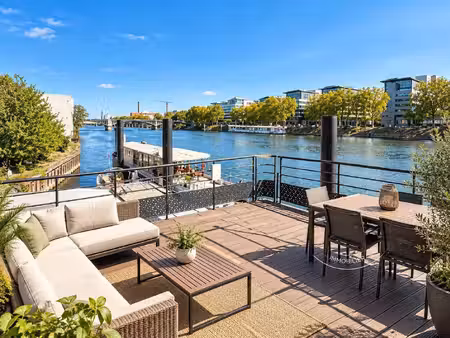 maison flottante à vendre asnières-sur-seine 100 m2 3 chambres