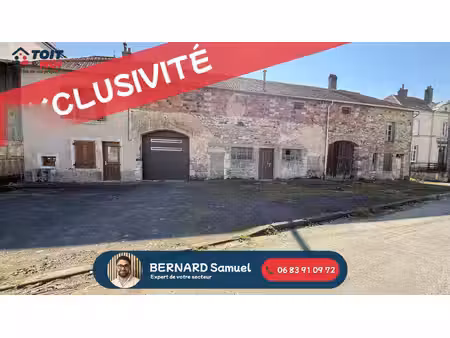 maison à rénover 107 m2 + 600 m2 dépendances terrain 3470 m2