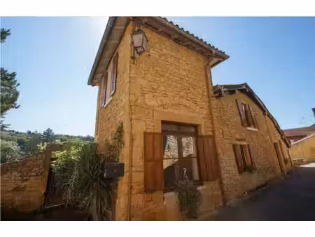 maison de caractère à vendre 90 m² - châtillon-d'azergues - charme pierres dorées ? 20 min