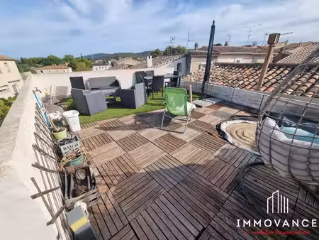 fabregues - t1 bis de 45.38 m² avec terrasse au centre du villa