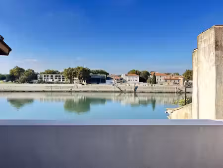 maison de ville avec terrasse et vue rhône