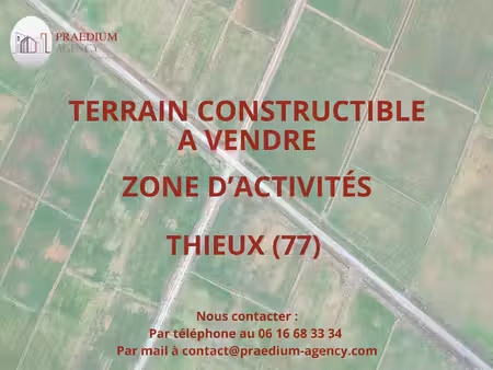 terrain à bâtir en zone d'activités