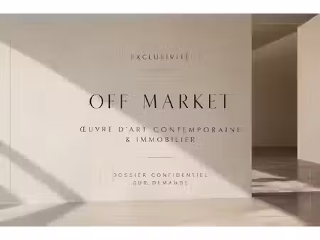 exclusivité – off market une propriété d'exception  à la croisée de l'art contemporain et.