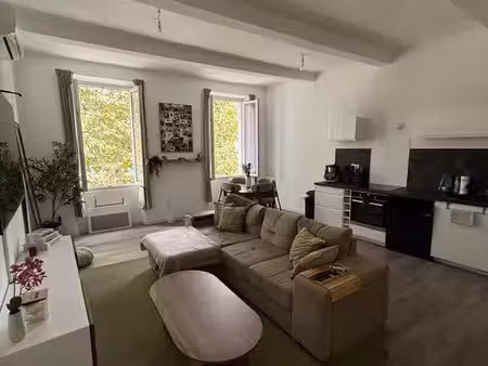 appartement t3 60 m² rénové – centre-ville trets – vue sainte-victoire
