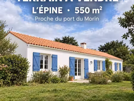 terrain 550 m² l epine