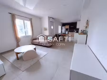 aux lônes t3+terrasse+garage+place parking privée