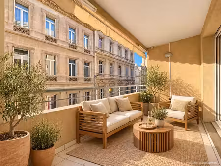 exclusivité - marseille 6ème - vauban - 3 pièces de 74 m² avec terrasse