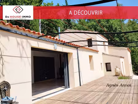 villa rénovée à méounes-les-montrieux - 134 m²  3 chambres  garage et terrain de 1 263 m² 