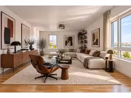 un jardin suspendu au-dessus de paris : penthouse familial et vues panoramiques
