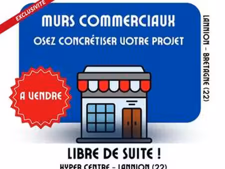 vente bureaux et commerces à lannion (22300) : à vendre / 123m² lannion