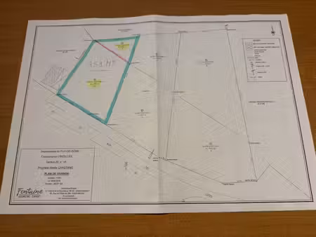 achat terrain 959m² vinzelles 63350