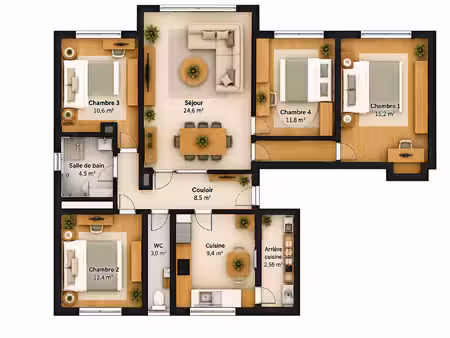 appartement 5 pièces 109 m² à vendre / acheter caen 14000 ? | era immobilier