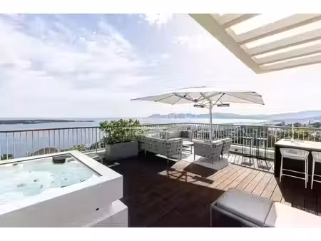 appartement avec terrasse sur le toit et vue mer - cannes