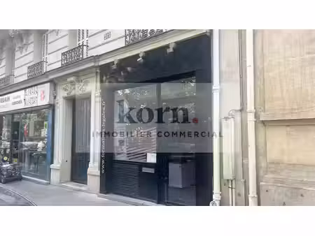 location locaux professionnels 50 m² à paris 17ème (75017)  2 750 €